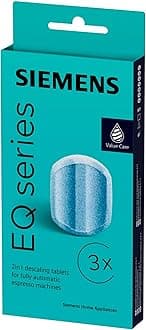 Descaling Tablets TZ80002A, Removes Limescale and Protects Against Corrosion, Original Accessories, Suitable for EQ Series Coffee Machines, Built-in Machines, White, (Pack of 3) 1 Pack