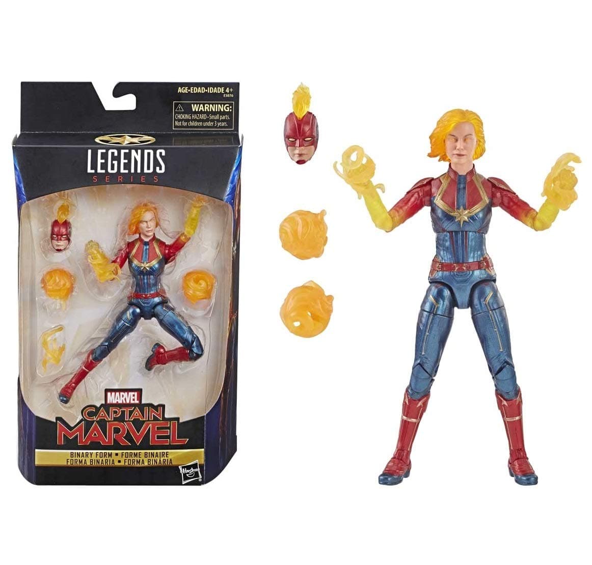 Marvel Legends Series CAPTAIN MARVEL Movie 6-Inch Binary Form Figure