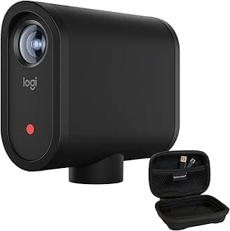 Logitech Mevo Start Wireless Live Streaming Camera For Creators with Signature Series Case | 1080p HD Video with App Control, Stream Via LTE or WiFi, Multi-Cam Compatible, Internal Mics | 1 Pack