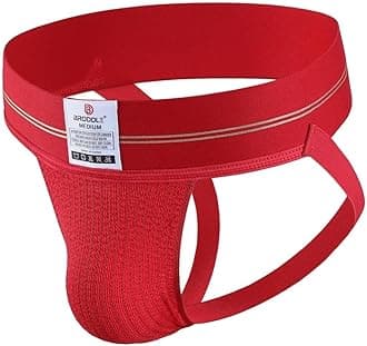 BRODDLE Men's Jockstrap Stretchy Nylon Mesh Pouch Performance Workout Athletic Supporters for Men