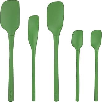TovoloFlex-Core® All Silicone Spatula Set of 5 for Meal Prep, Cooking, Baking, and More - Pesto