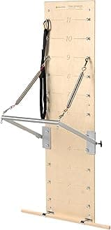 Balanced Body Pilates Springboard, Wall Mounted Pilates Workout Equipment for Home Gym or Studio Use, Pilates Exercise Equipment with Resistance Springs