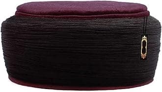 NDA Imama Headwear for Men's Headwear Pagri Scarf for Muslim Men's Long Scarfs for prayer Imam Safa | Caps/Hat not included (Black, 3-Meters)