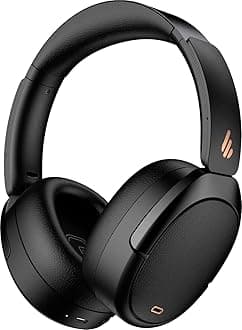 Edifier WH950NB Hybrid Active Noise Cancelling Headphones -LDAC Codec with Hi-Res Audio and Custom EQ via App After 55H Playtime with Foldable Wireless Over-Ear Bluetooth V5.3 Headphones - Black