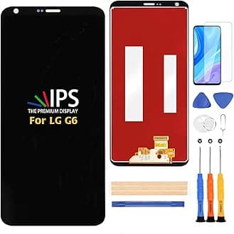 Compatible with LG G6 Screen Replacement, for LG G6 H870 H871 H872 LS993 VS998 VS988 US997 LCD Display Touch Screen Digitizer Assembly Parts,with Screen Protector+Tools (Black)