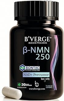 NMN Supplement |100% Purity | BONTAC Pro NMN World's Most Trusted & Trusted by Experts | Healthy Ageing | Repair Cells | Boost NAD+ | Enhance Muscle | Neuro Function (250MG 30 Capsules)