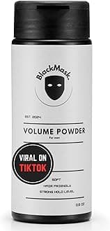 BlackMask Hair Texture Powder for Men, Easy-to-Apply Styling Powder for Dry Hair Looks