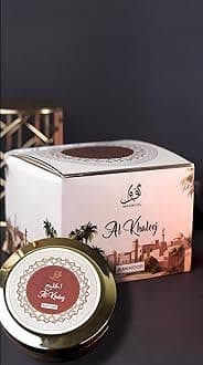 maqbool Al Khaleej Bakhoor Arabic Incense | 50g Handmade, Luxurious Jar | Premium Ingredients: Oud, Agarwood, Musk, Sandal, Amber | Perfect for home,office,Prayer, Ramadan, Eid Gifts