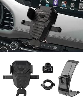 Karltys Car Phone Holder for Mazda 3 2019-2025 Cell Phone Holder Air Vent Mount for All 4-7 Inch Phones Hands Free Thick Case Friendly Fully Adjustable Mobile Stand Accessories