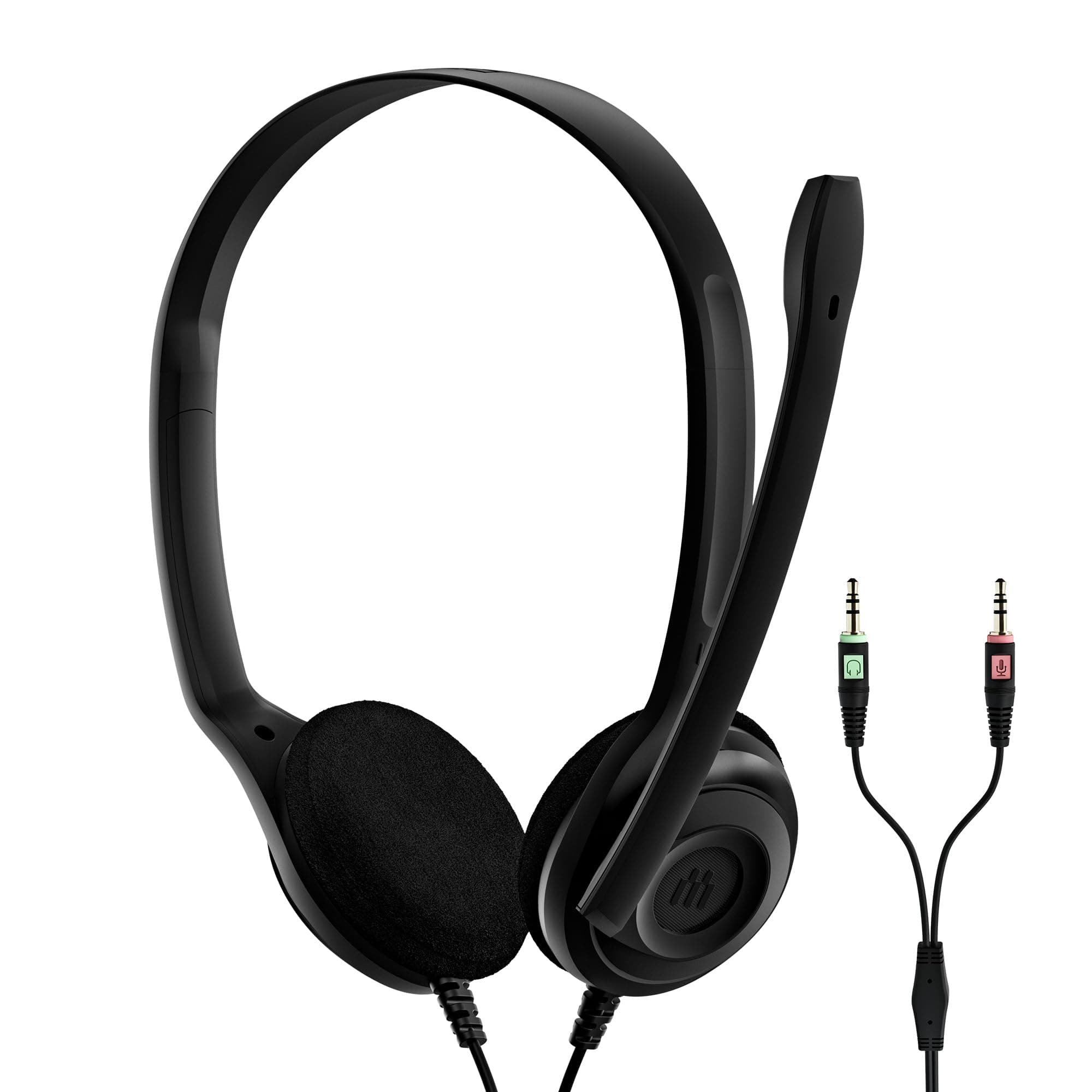 Sennheiser PC 3 Chat - Durable On-Ear Wired Headset - Noise Cancelling Microphone for Casual Gaming and Easy Connectivity - Lightweight Stereo Quality Sound - Great for Internet Telephony & E-Learners