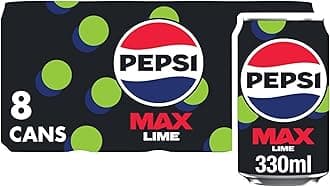 – Max Lime No Sugar Soft Drinks, 8 x 330ml
