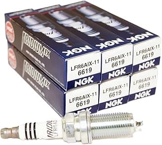 NGK 6619 Iridium Spark Plugs LFR6AIX-11-6 PCSNEW