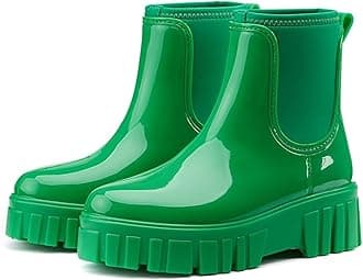 Green Ladies Rain Boots