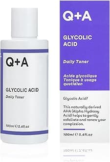 Glycolic Acid Daily Face Toner (100ml), Hydrating Toner for Face with Glycolic for Smooth Skin, Refines Pores & Evens Skin Tone, Fragrance Free, Alcohol Free, Vegan & Cruelty Free Skincare
