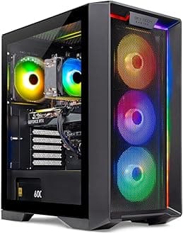 Skytech Nebula Gaming PC Desktop - Intel Core i5 13400F 2.5GHz, NVIDIA RTX 3050, 1TB NVME SSD, 16GB DDR4 RAM 3200, 600W Gold PSU, 11AC Wi-Fi, Windows 11 Home 64bit