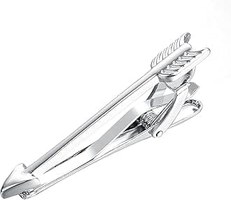 Yoursfs Lightning Bolt/Fishhook/Scottish Sword Tie Clip For Men Novelty Tie Clasp Bar Warrior Fashion Stainless Steel Cool tie Clips