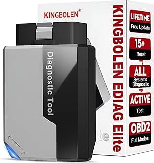 EDIAG Elite OBD2 Scanner Bluetooth Diagnostic Check Engine Scan Tool 15 Reset Free Lifetime Update Automotive Code Reader for All Vehicles Full System Bidirectional OBD Scanner