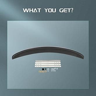 SCITOO ABS Spoiler Wing Fits for 2014-2015 for Chevrolet for Camaro 1PC Matte Black Rear Trunk Spoiler Wing