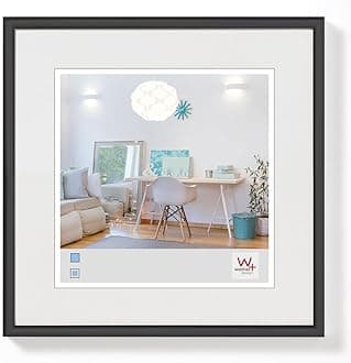 walther design KV130S5 New Lifestyle Picture Frame, Pack of 5, 21 x 29.7 DIN A4, Silver