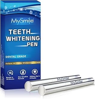 Teeth Whitening Pen 30+ Treatment Enamel Safe Tooth Whitening Gel for Teeth Sensitive-10 Min Fast Whitening Teeth-Helps to Remove Stains from Coffee, Smoking, Wines-Mint Flavor