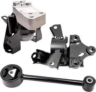 Engine Mount Compatible with 2014-2022 Mitsubishi Mirage 2017-2022 Mitsubishi Mirage G4 1.2L -Transmission-Automatic Replace for A4660 A4659 EM7359 (Set of 3)