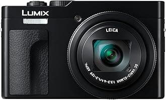 Panasonic LUMIX DC-TZ99E-K Compact Travel Zoom Camera, LEICA DC Lens, 30x Zoom, 20.3MP, 4K 30p Video, Tiltable Monitor, Wi-Fi, Bluetooth, Black