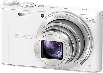 Sony DSCWX350 18 MP Digital Camera (White)