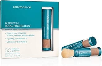 Colorescience Sun Forgettable Total Protection Brush-on Shield SPF 50 Multipack, Deep, 3 count