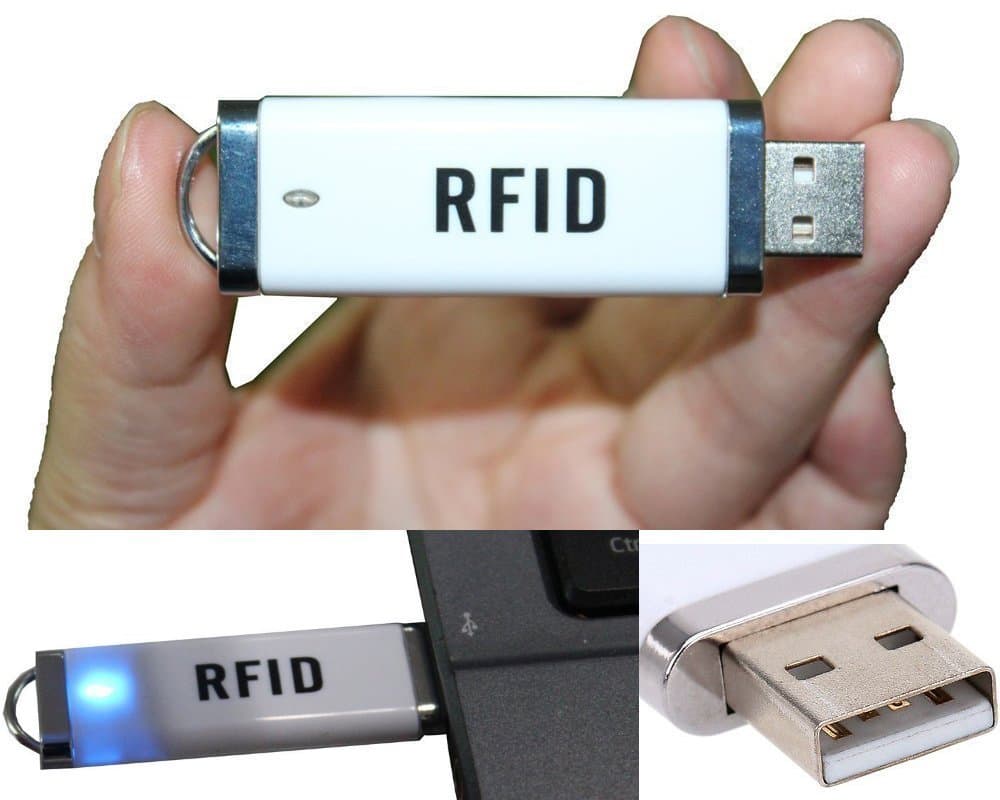 Portable RFID 125KHz Proximity Smart EM Card USB ID Reader Win8/Android/OTG R60D