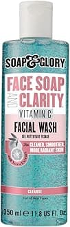 Soap & Glory Vitamin C Brightening Facial Cleanser - 3 in 1 Foaming Face Wash, Makeup Remover & Facial Exfoliant - Deeply Cleanses, Purifies & Hydrates for Radiant, Smooth Skin (11.8 fl oz)