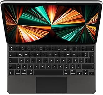Apple Magic Keyboard: iPad Keyboard and case for iPad Pro 12.9‑inch (3rd, 4th, 5th and 6th Generation), Great Typing Experience, Built-in trackpad, Spanish (Latin American) - Black