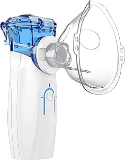 Ultrasonic Nebulizer, Portable Nebulizer Machine with Two Power Mode, Gray