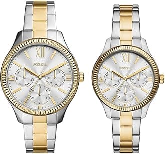 Fossil BQ2737SET Rye Watch Gift Set, Silver, BQ2737SET-AMZUK