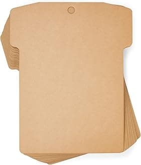 Juvale Cardboard Shirt Form, Arts and Crafts Supplies (16 x 13 In, 24-Pack)