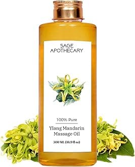 Natural Ylang Mandarin Massage Oil for Joint Relief | Deep Tissue Massaging Therapy - 500 ML