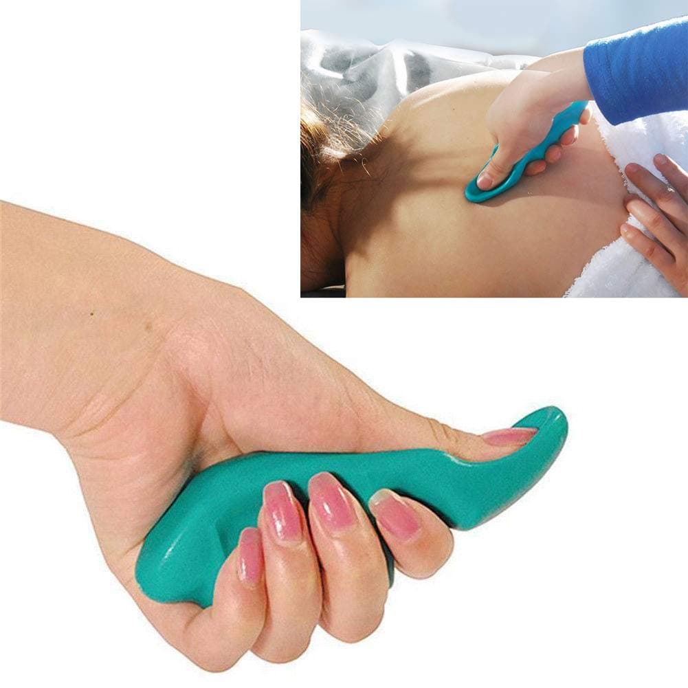 Angzhili Thumb Saver Massager - Deep Tissue Trigger Point Massage Tool - Green Thumb Protector for Body Massage