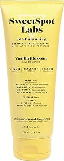 SweetSpot Labs Natural, pH Balanced, Gentle Feminine Body Wash, Vanilla Blossom, 8 Ounce | Dermatologist & Gynecologist tested