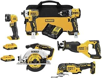 20V MAX* XR Cordless Combo Kit (6-Tool) with (2) Ah Batteries and Charger (DCK648D2)