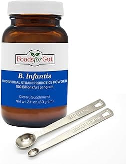 Bifidobacterium Infantis Probiotic Powder 100 Billion cfu's | Made in USA | No Additives | Direct from Manufacturer | No Third-Party Storage | Immune Support | B. Infantis | 60 Grams (2.11 Oz)