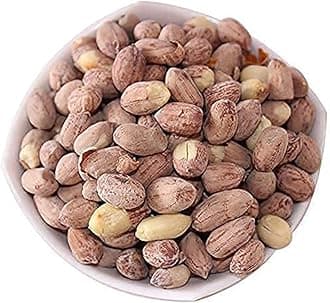 Avenn Roasted Salted Peanuts Seed (Bharuch Gujarat Special) Mungfali Dana | Namkeen (Skin Removed) | Diwali Festival Celebration | Gift Hamper Pack for Family, Friends, Office (With Skin, 1 KG)