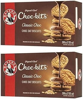 Choc-kits Crunchy Oat Biscuits (Pack of 2) - Imported from South Africa