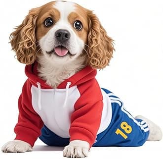 Chucky Deadly Pet Dog Costume Halloween Clothes Wig and Knife Novelty Funny Scary Props Outfit Apparel Accessories(Medium, pet Costume)