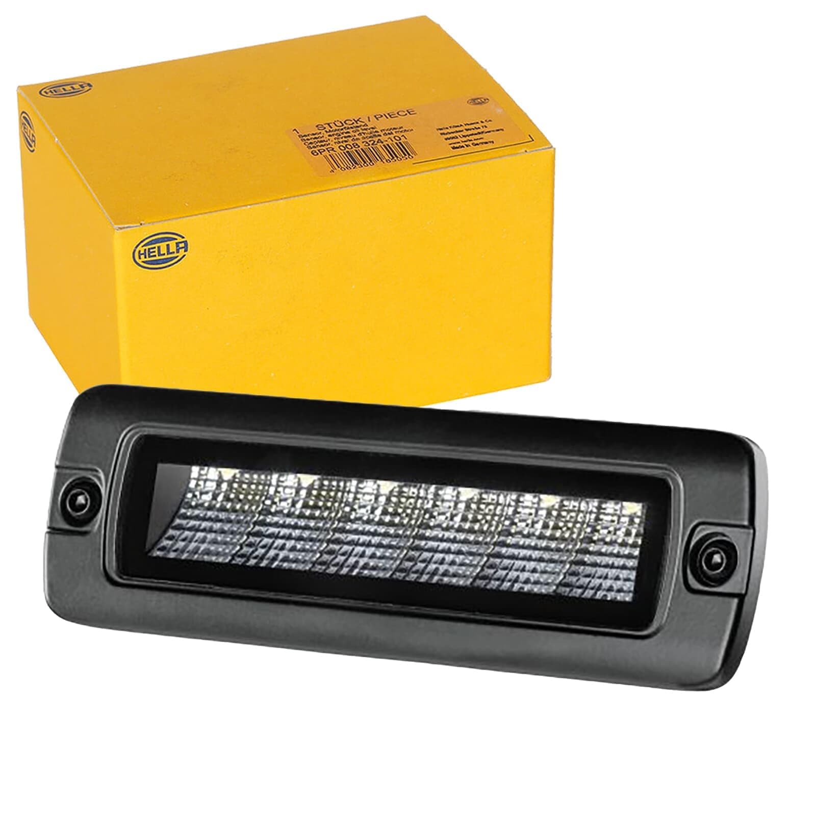 HELLA 1FB 358 176-221 LED-Spotlight - Black Magic Mini Lightbar 6.2" - 12/24V