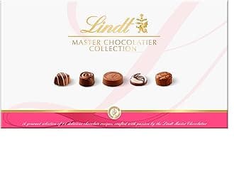 Lindt Master Chocolatier Collection – 320g Large Gift Box – Chocolate Assortment – Milk, Dark & White Pralines