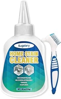 Sugelary Household Washing Machine Cleaner for Washing Machine, Refrigerator Strips, Cleaner Gel for Home Sink Shower with Brush(8 fl.oz)