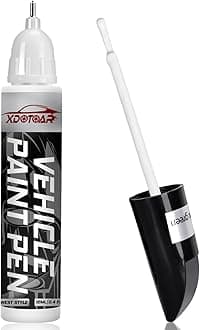 xdotoar White Car Paint Touch Up Pen, Color Accurate Touch Up Paint for Cars, Professional Automotive Paint Scratch Repair, Lasting Auto Scratch Remover, Quick Drying, Easy to Use, Safe and Non-toxic