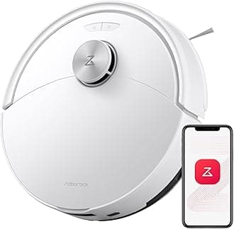 Q10 S5 Robot Vacuum and Mop Cleaner, 10000Pa HyperForce Suction, Dual Anti-Tangle System, Auto-Lifting Mop, ReactiveTech Obstacle Avoidance, App Control, for Pet Hair and Carpet, White