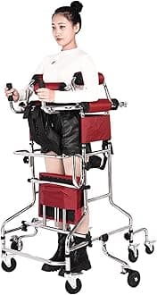 Adult Standing Walking Aid Walker for Seniors, Hemiplegia Rehabilitation Standing Frame for The Elderly, Disabled, The Postoperative Rehabilitation,A1 [Energy Class A]