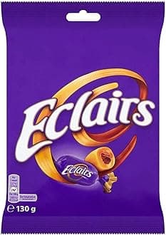 Eclairs Chocolate Bag Imported from the UK, England 130g ( 4.58 Ounce)