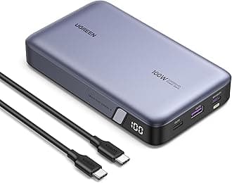 Nexode Power Bank 20000mAh, 100W Fast Charging Portable Charger, Laptop Powerbanks with 2 USB-C and 1 USB-A Port, Battery Pack for MacBook, Samsung /S26/S26+/S25, iPhone 17-12, iPad, AirPods